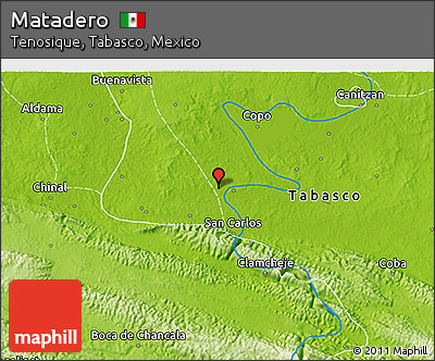 Physical 3D Map of Matadero