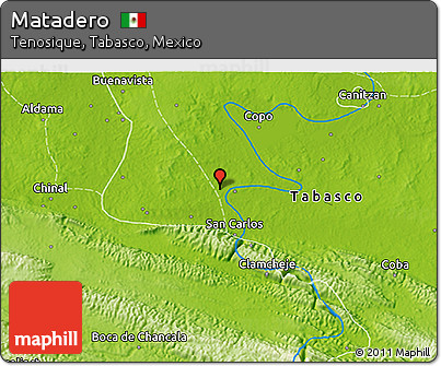 Physical 3D Map of Matadero
