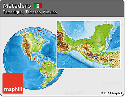 Physical Location Map of Matadero