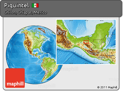 Physical Location Map of Piquintel