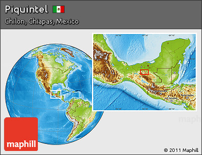 Physical Location Map of Piquintel