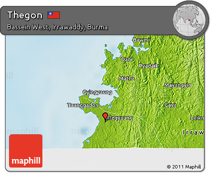 Physical 3D Map of Thegon