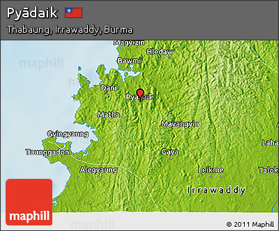 Physical 3D Map of Pyādaik