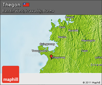 Physical 3D Map of Thegon