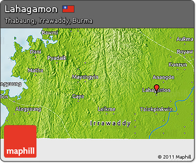 Physical 3D Map of Lahagamon