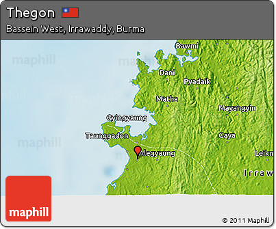 Physical 3D Map of Thegon