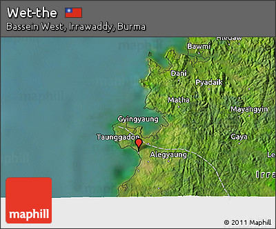 Satellite 3D Map of Wet-the