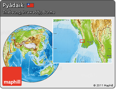 Physical Location Map of Pyādaik