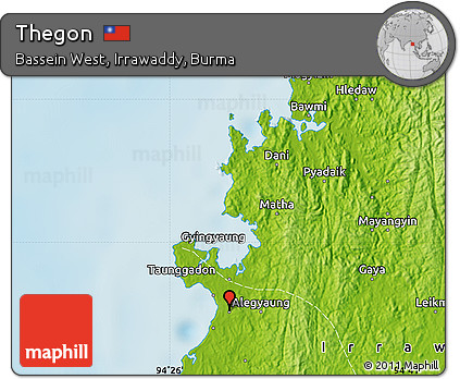 Physical Map of Thegon