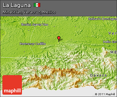 Physical 3D Map of La Laguna