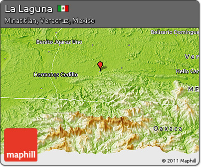 Physical 3D Map of La Laguna