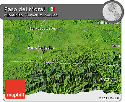 Satellite 3D Map of Paso Del Moral