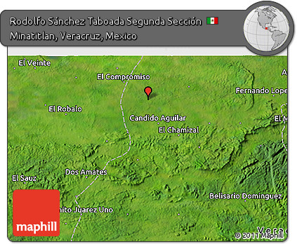 Satellite 3D Map of Rodolfo Sánchez Taboada Segunda Sección