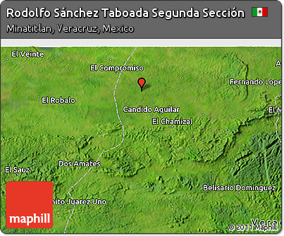 Satellite 3D Map of Rodolfo Sánchez Taboada Segunda Sección