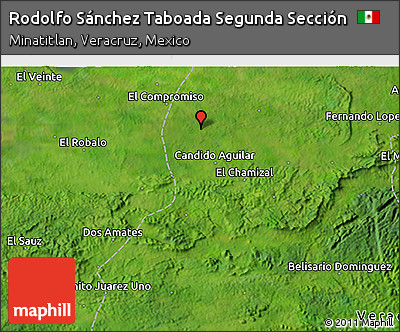 Satellite 3D Map of Rodolfo Sánchez Taboada Segunda Sección