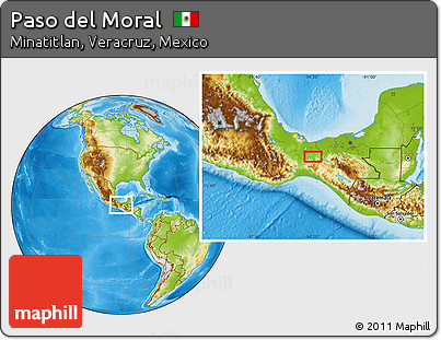 Physical Location Map of Paso Del Moral