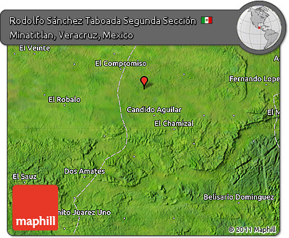 Satellite Map of Rodolfo Sánchez Taboada Segunda Sección