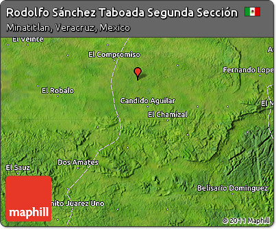 Satellite Map of Rodolfo Sánchez Taboada Segunda Sección