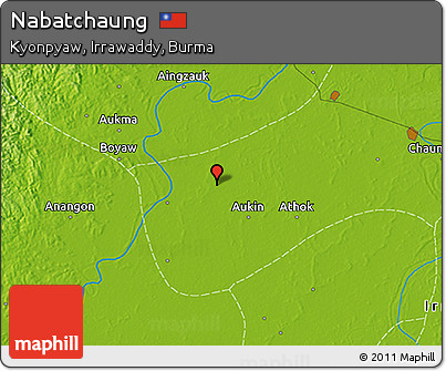 Physical 3D Map of Nabatchaung