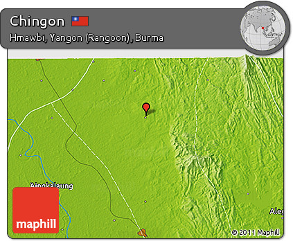 Physical 3D Map of Chingon