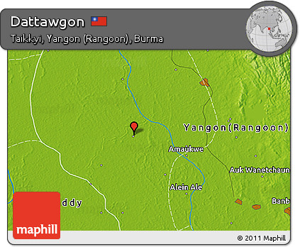 Physical 3D Map of Dattawgon