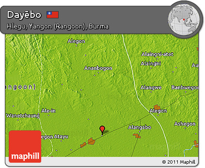 Physical 3D Map of Dayēbo