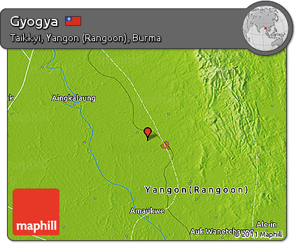 Physical 3D Map of Gyogya