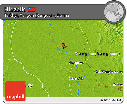 Physical 3D Map of Hlezeik