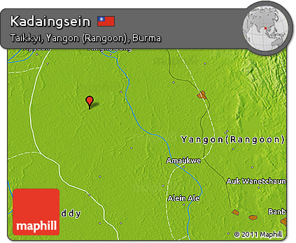 Physical 3D Map of Kadaingsein