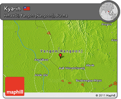 Physical 3D Map of Kya-in