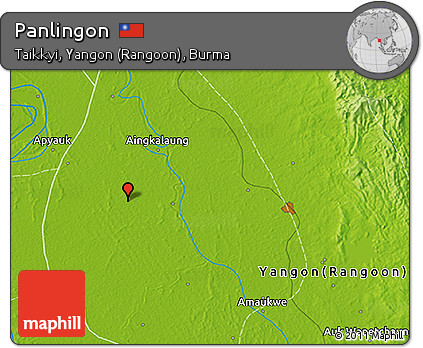 Physical 3D Map of Panlingon