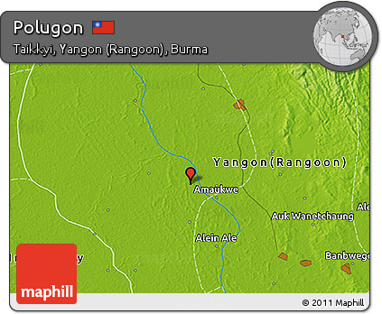 Physical 3D Map of Polugon