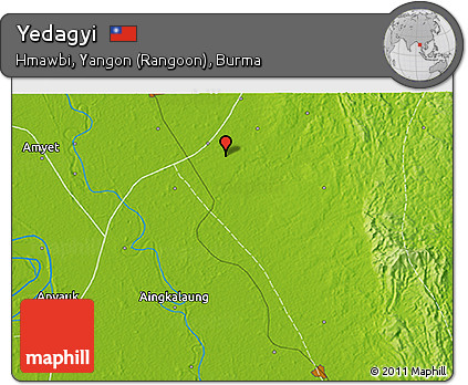 Physical 3D Map of Yedagyi