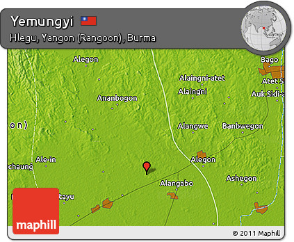 Physical 3D Map of Yemungyi
