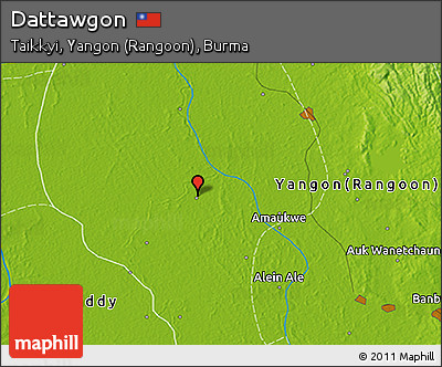 Physical 3D Map of Dattawgon