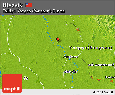 Physical 3D Map of Hlezeik