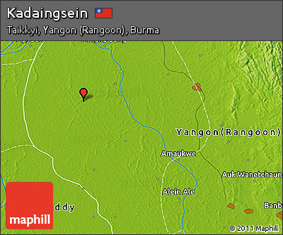 Physical 3D Map of Kadaingsein