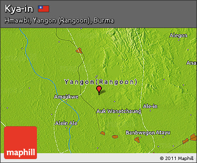 Physical 3D Map of Kya-in