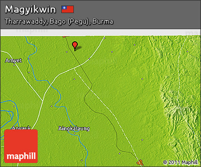 Physical 3D Map of Magyikwin