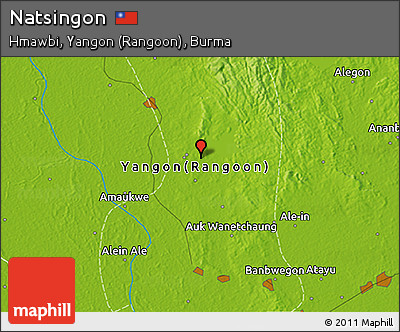 Physical 3D Map of Natsingon