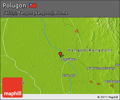 Physical 3D Map of Polugon