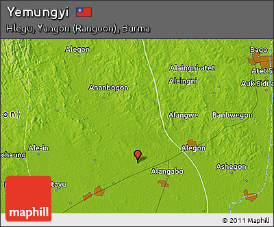 Physical 3D Map of Yemungyi
