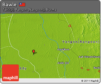 Physical 3D Map of Bawle