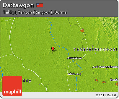 Physical 3D Map of Dattawgon