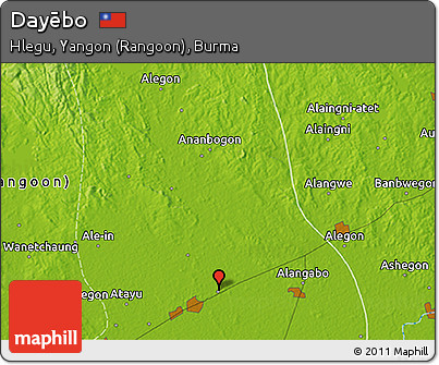 Physical 3D Map of Dayēbo