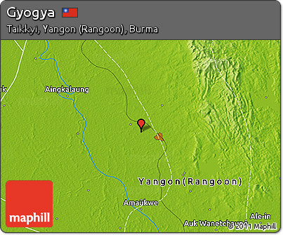 Physical 3D Map of Gyogya