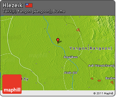 Physical 3D Map of Hlezeik