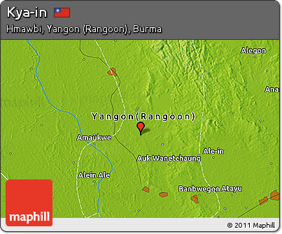 Physical 3D Map of Kya-in