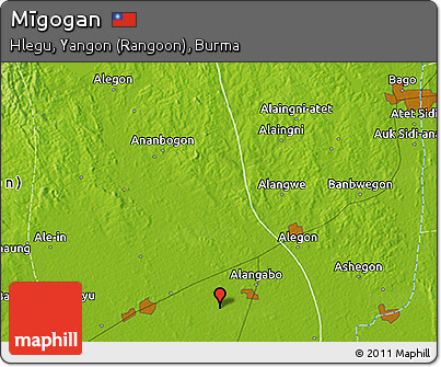 Physical 3D Map of Mīgogan
