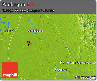Physical 3D Map of Panlingon